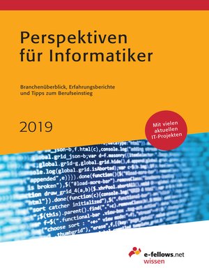 cover image of Perspektiven für Informatiker 2019